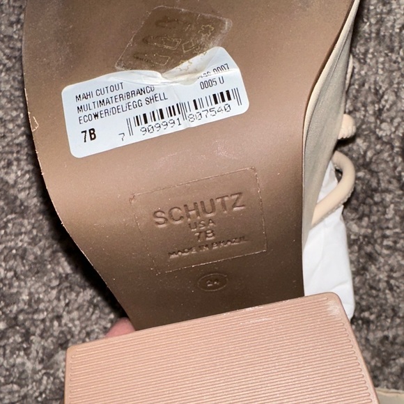 SCHUTZ Beige Platform Sandals - Picture 7 of 7